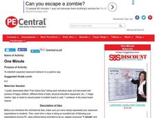 One Minute Lesson Plan