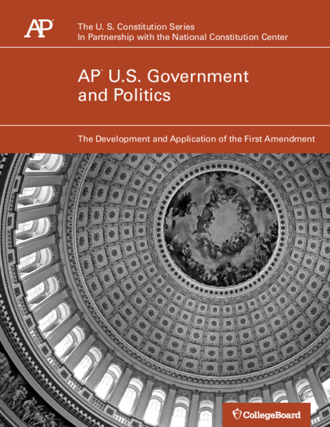 The Development and Application of the First Amendment Lesson Plan