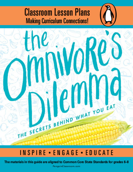 The Omnivore’s Dilemma, Young Readers Edition Lesson Plan