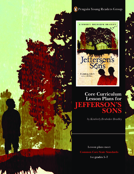 Core Curriculum Lesson Plans for Jefferson's Sons Lesson Plan