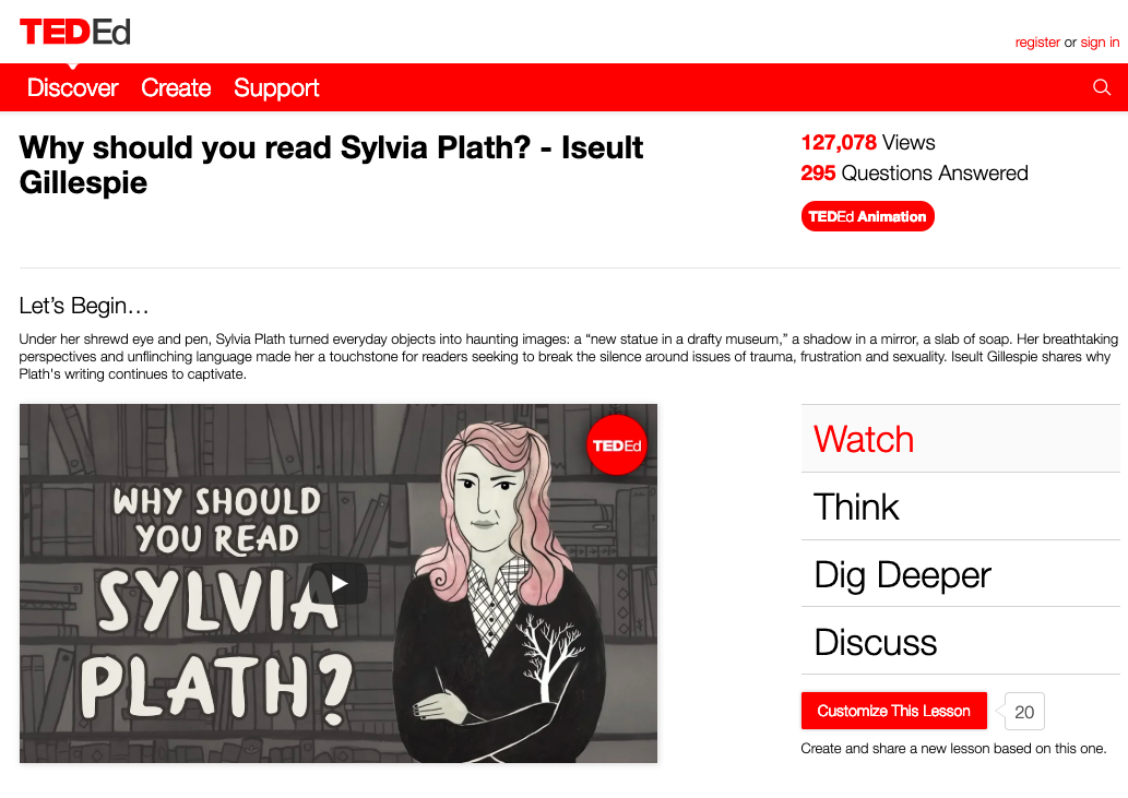 Why Should You Read Sylvia Plath? Instructional Video