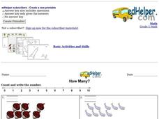How Many? Worksheet