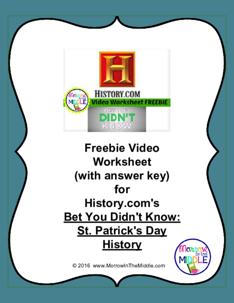 Bet You Didn't Know: St. Patrick's Day History Activity
