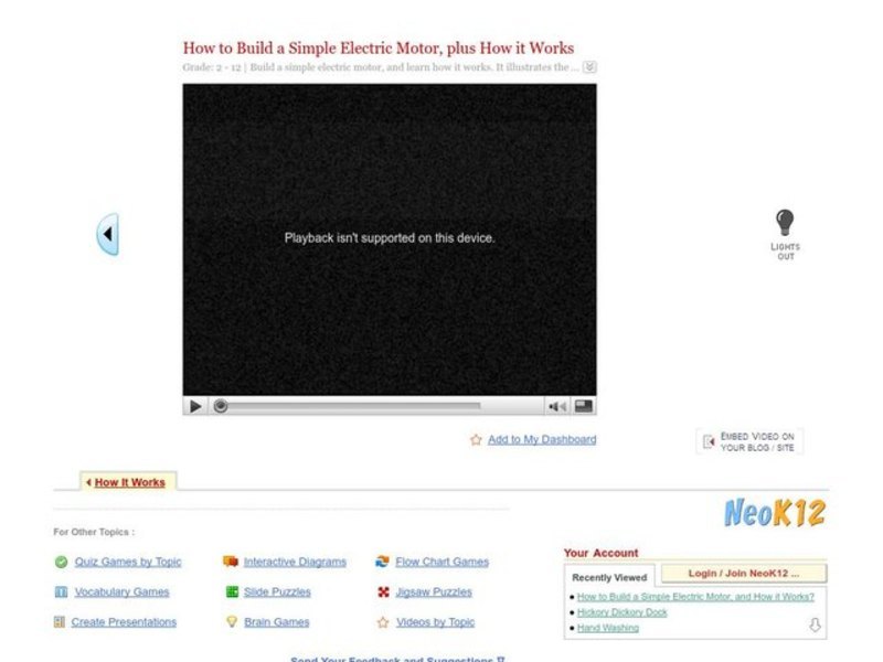 How to Build a Simple Electric Motor, plus How it Works Instructional Video