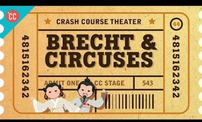 Bertolt Brecht and Epic Theatre: Crash Course Theater #44 Instructional Video