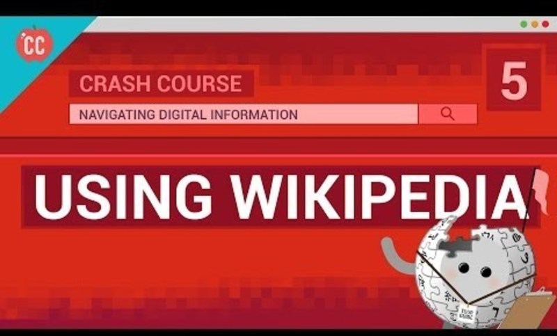Using Wikipedia: Crash Course Navigating Digital Information #5 Instructional Video