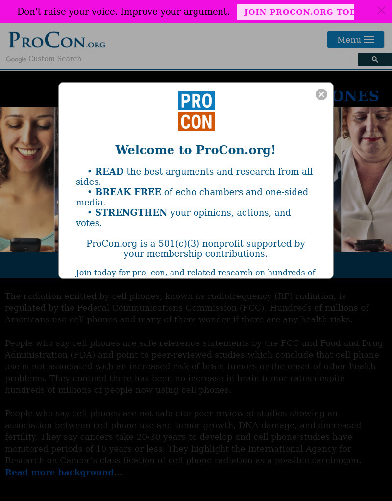 Cell Phone Radiation Handout