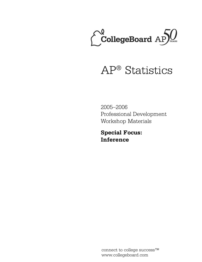 Special Focus: Inference AP Test Prep