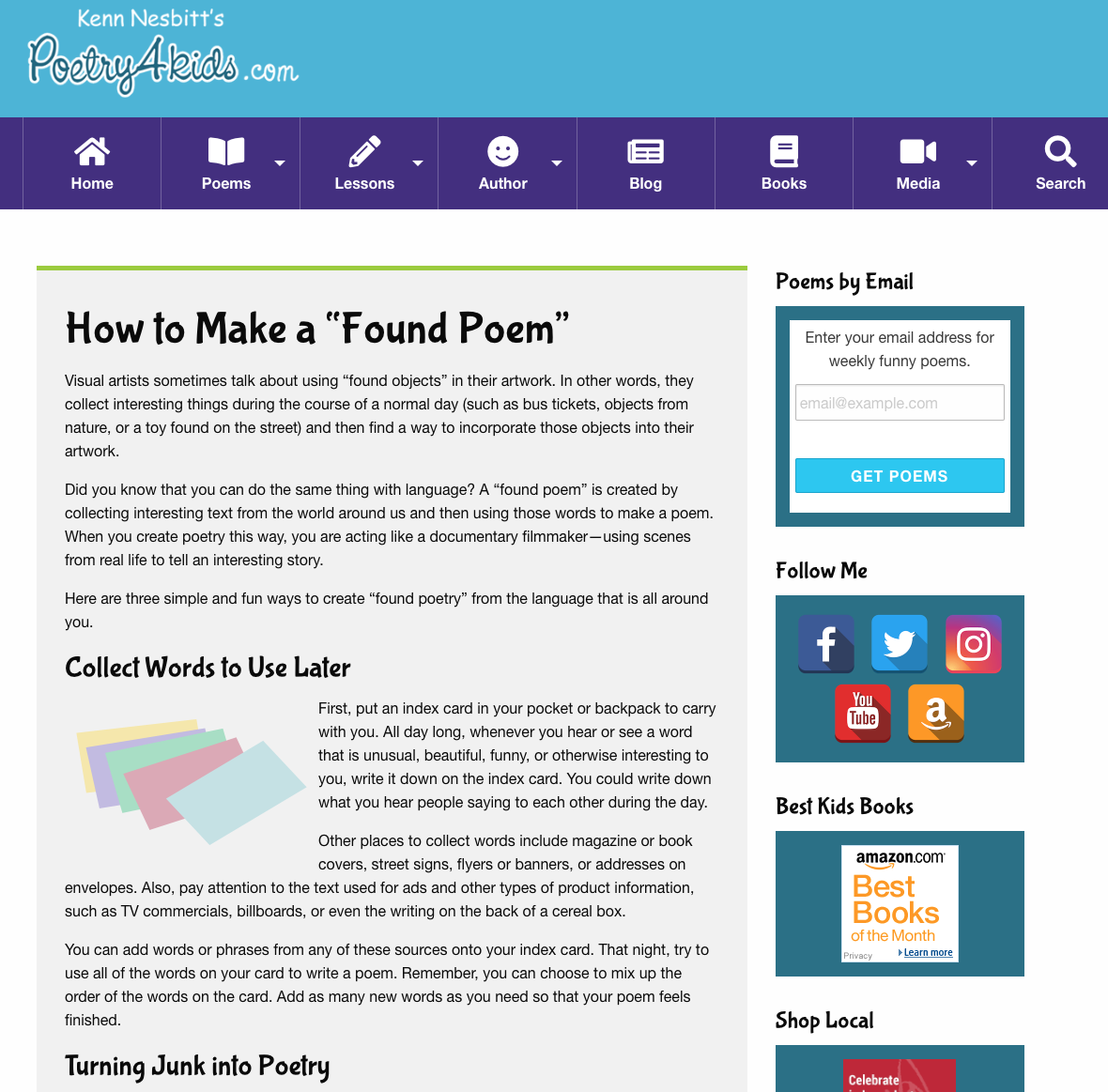 How to Create a “Found Poem” Activity