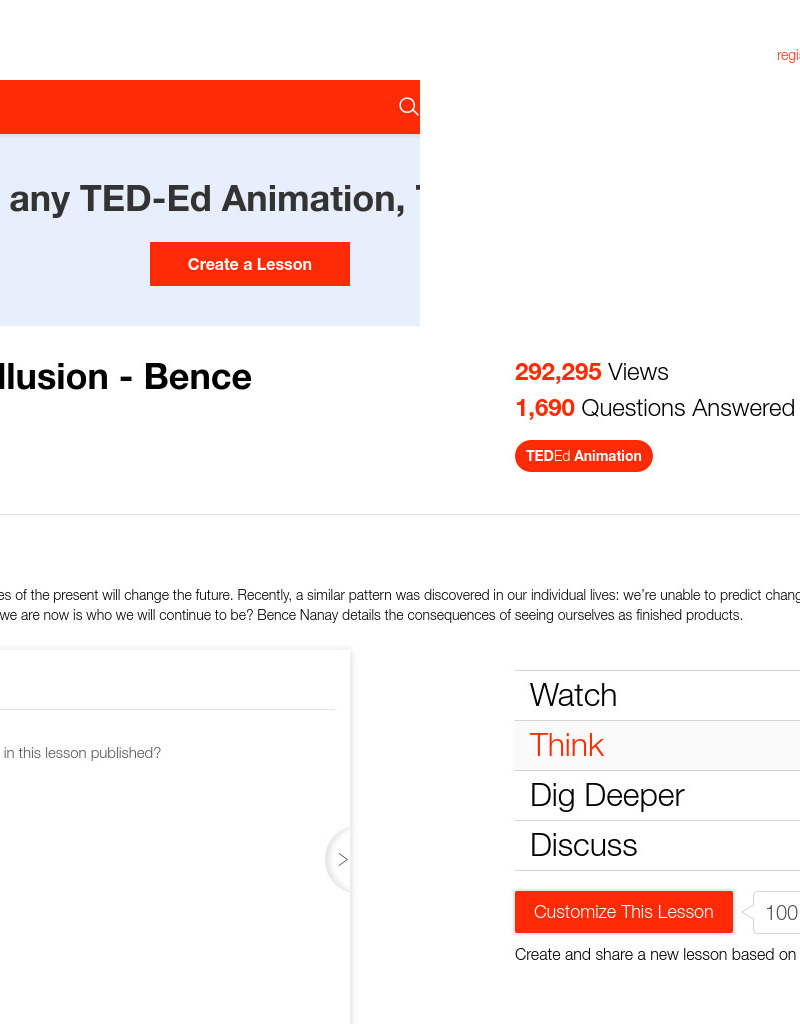 The "End Of History" Illusion Instructional Video