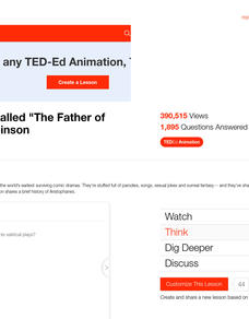 Why Is Aristophanes Called "The Father of Comedy"? Instructional Video