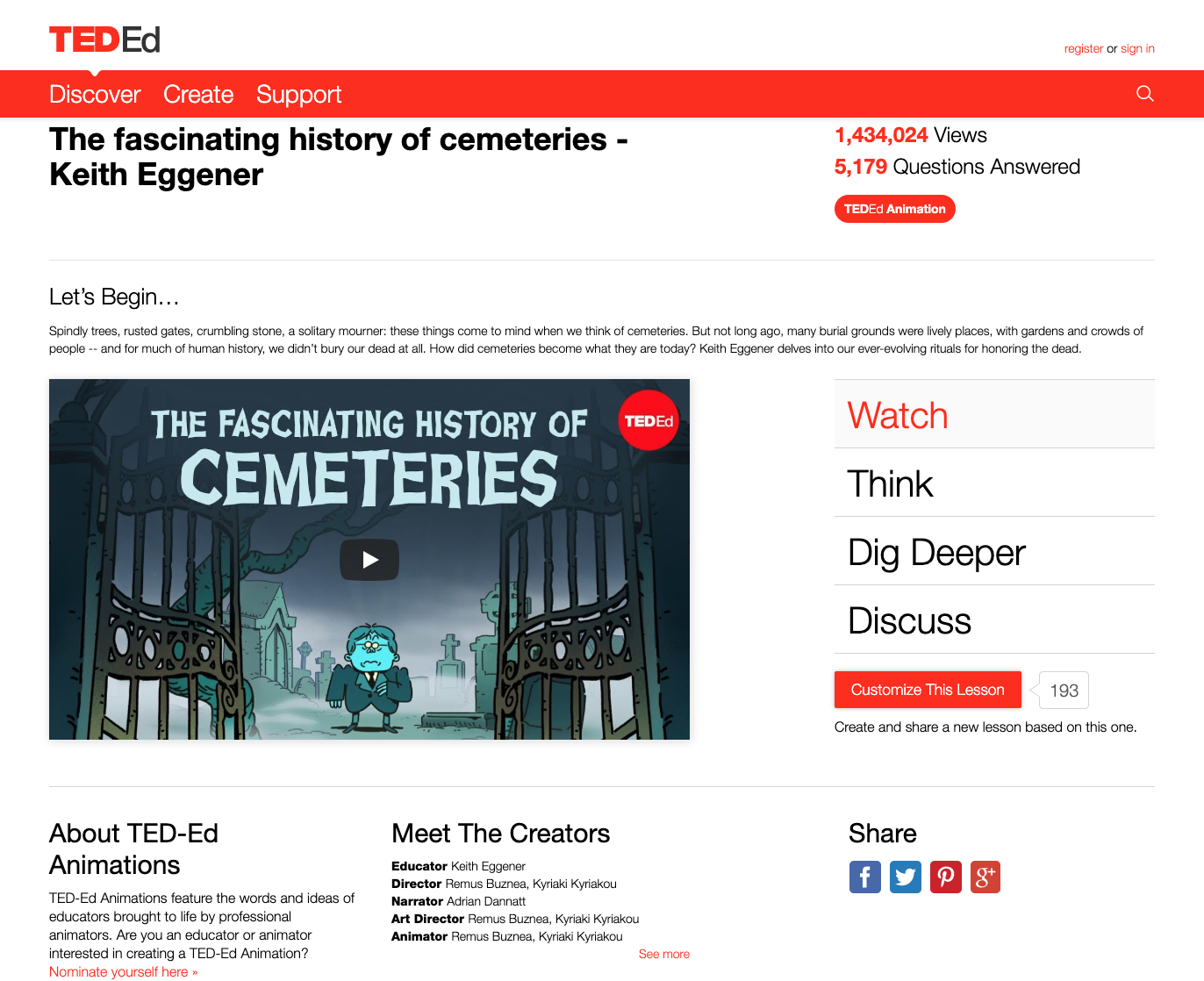 The Fascinating History of Cemeteries Instructional Video