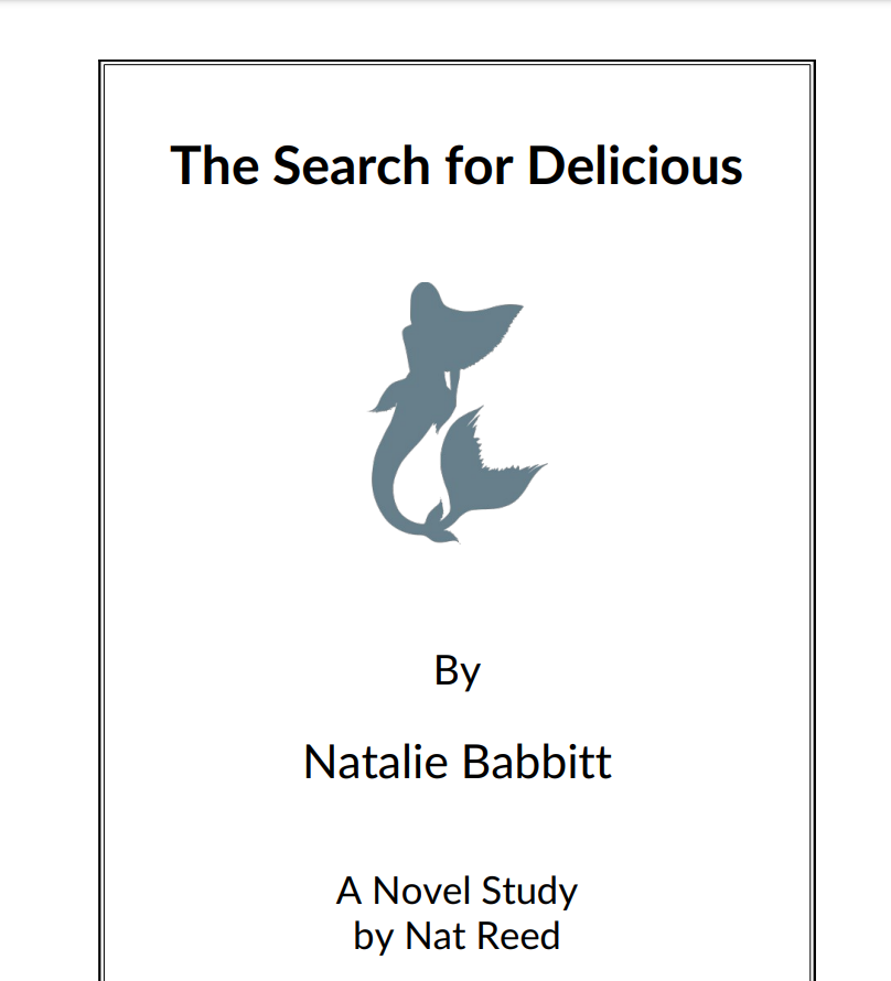 The Search for Delicious: Novel Study Study Guide
