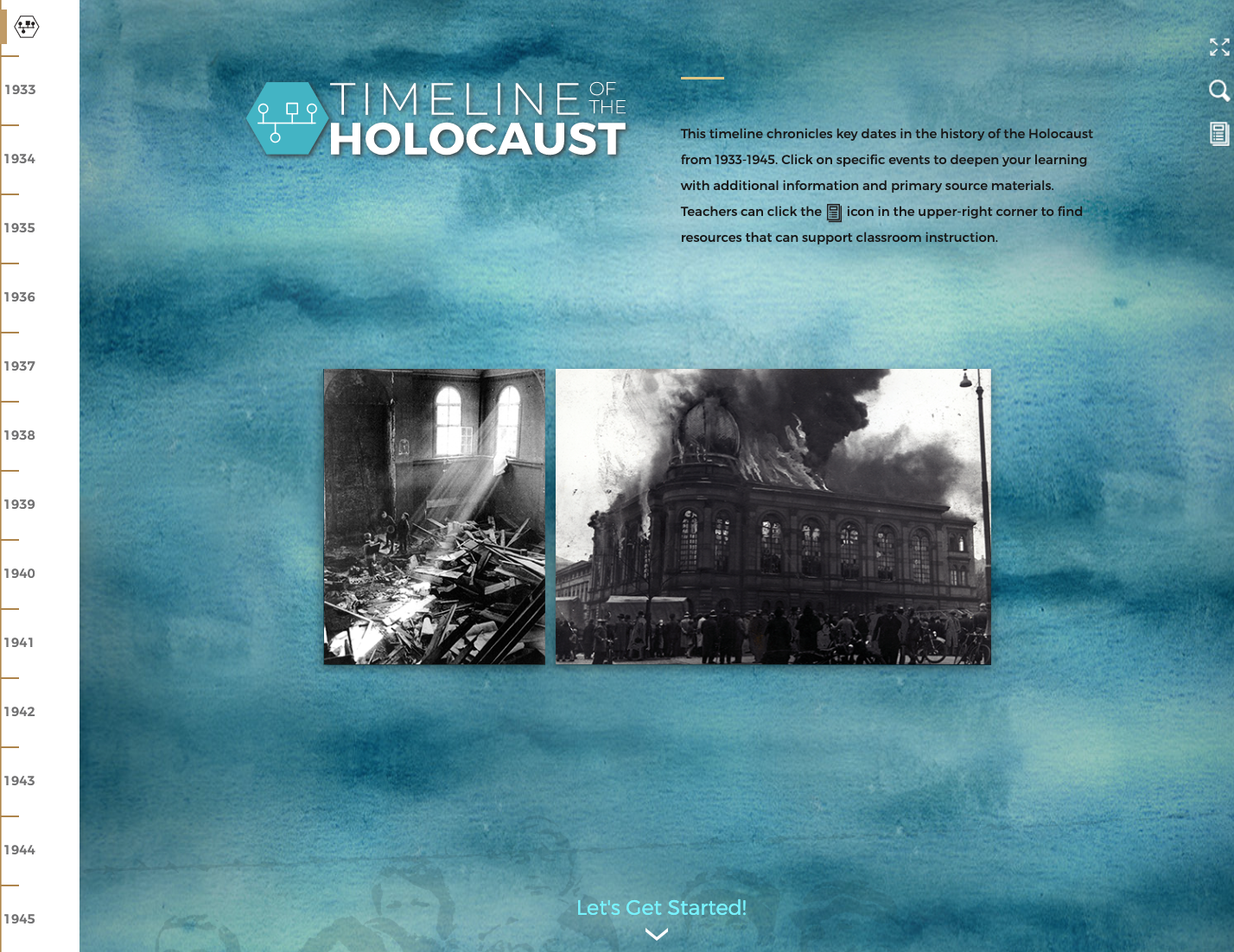 Timeline of the Holocaust Interactive