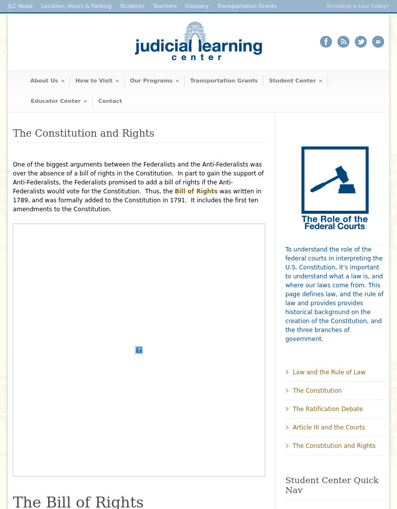The Constitution and Rights Interactive