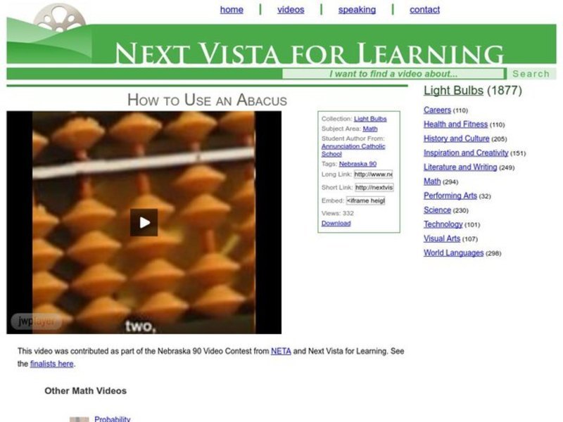 How to Use an Abacus Instructional Video