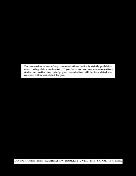 Global History and Geography Examination: January 2016 Assessment