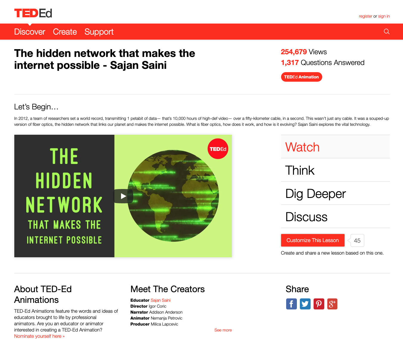 The Hidden Network that Makes the Internet Possible Instructional Video