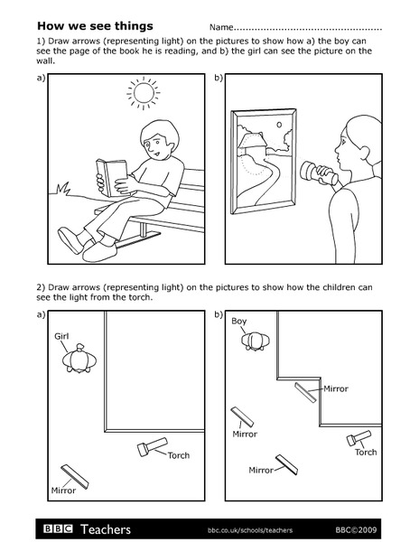 How We See Things Worksheet