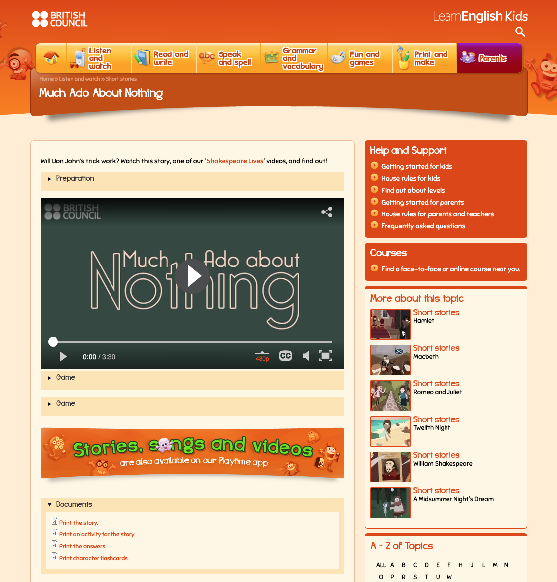 Much Ado About Nothing Interactive