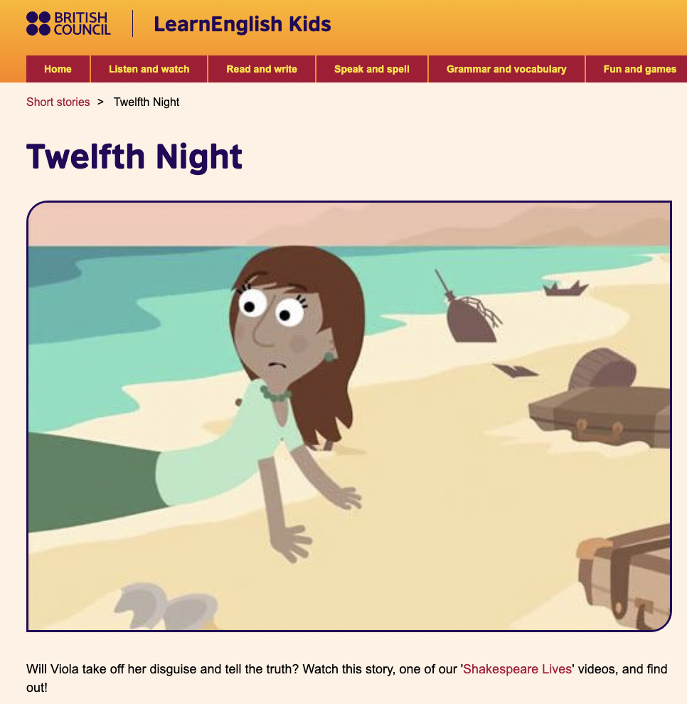 Twelfth Night Interactive
