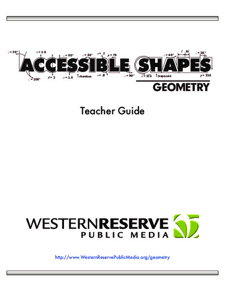 Accessible Shapes Unit Plan