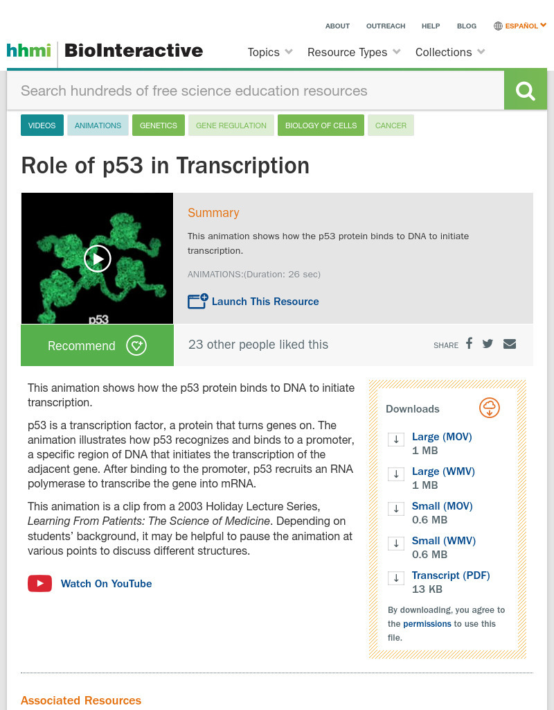 p53 Instructional Video