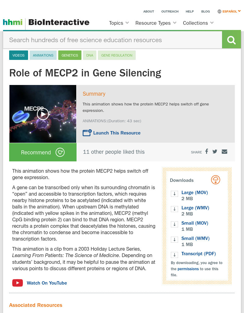 MECP2 Instructional Video