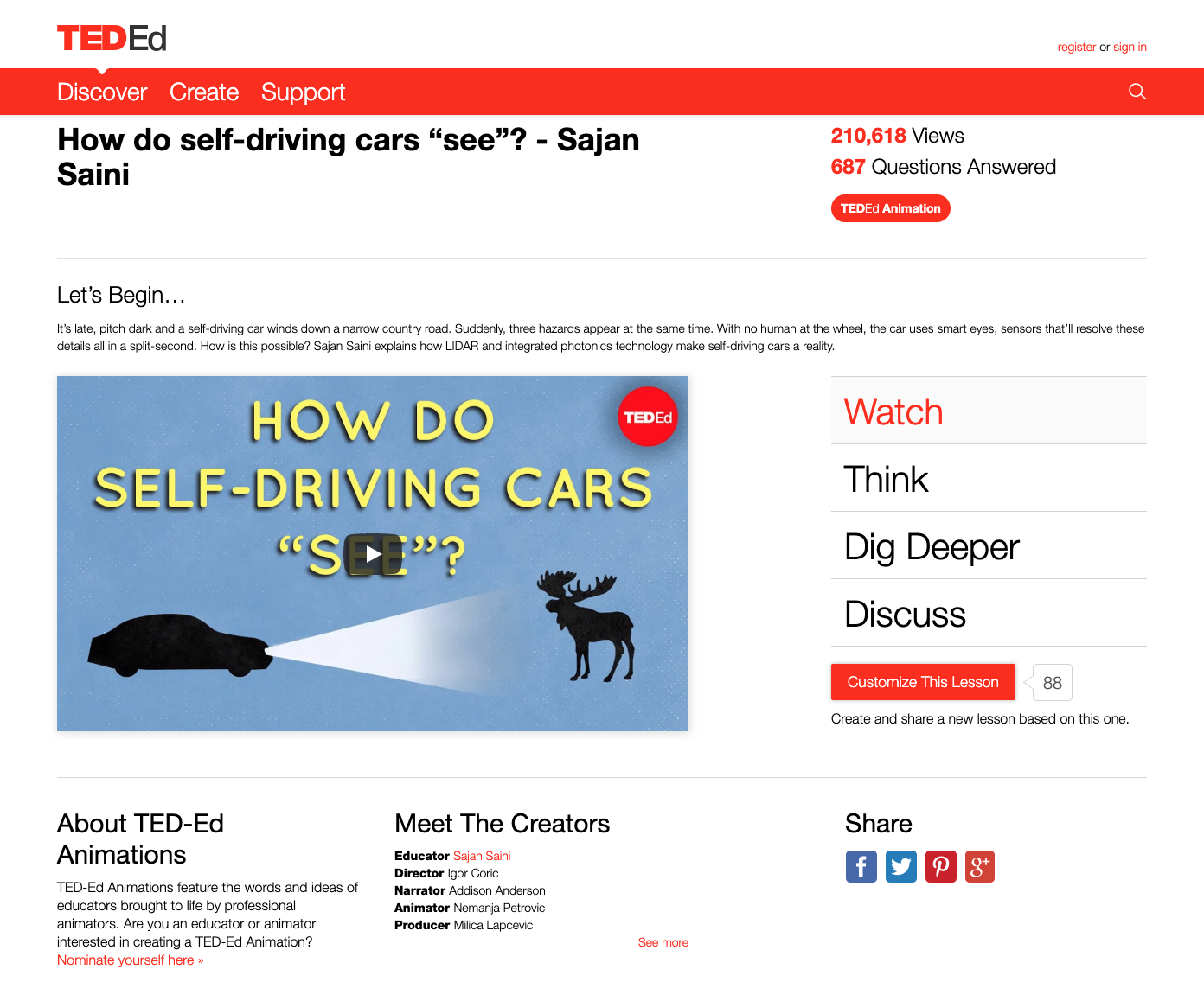 How Do Self-Driving Cars “See”? Instructional Video