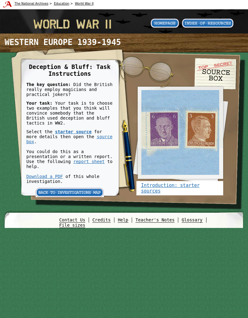 WWII: Western Europe 1939-45 – Deception and Bluff Interactive
