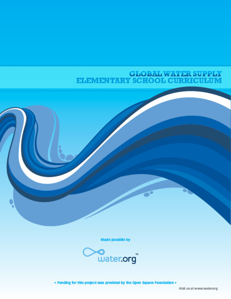 Global Water Supply Elementary School Curriculum Unit Plan