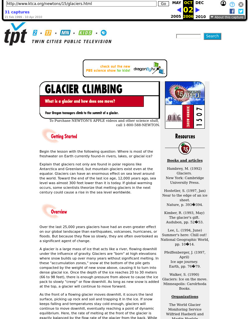 Glacier Climbing Lesson Plan