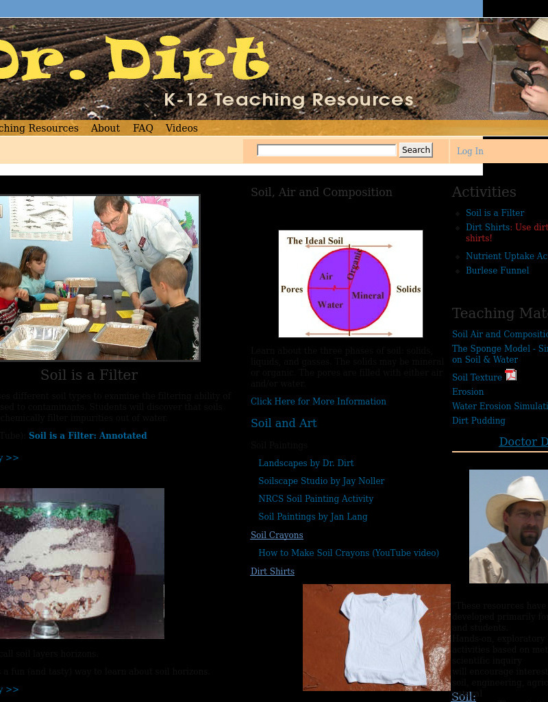 Soil is a Filter Lesson Plan