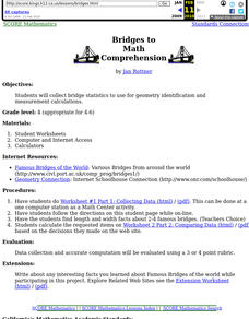 Bridges to Math Comprehension Lesson Plan