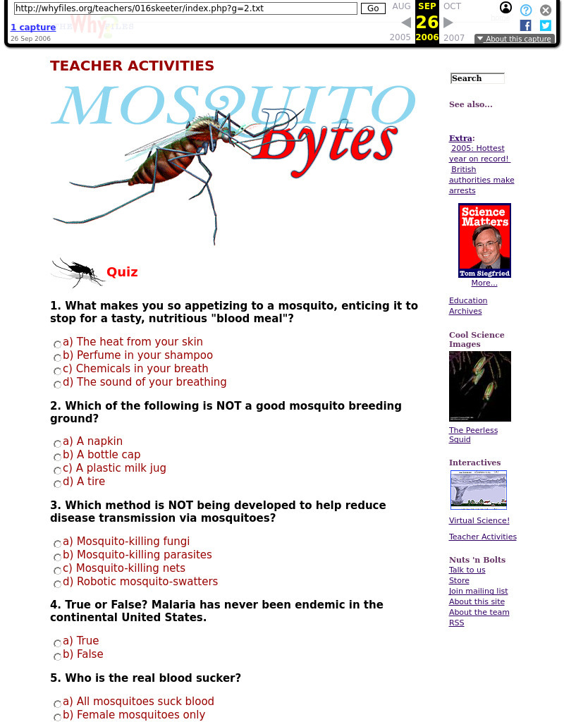 Mosquitos Interactive