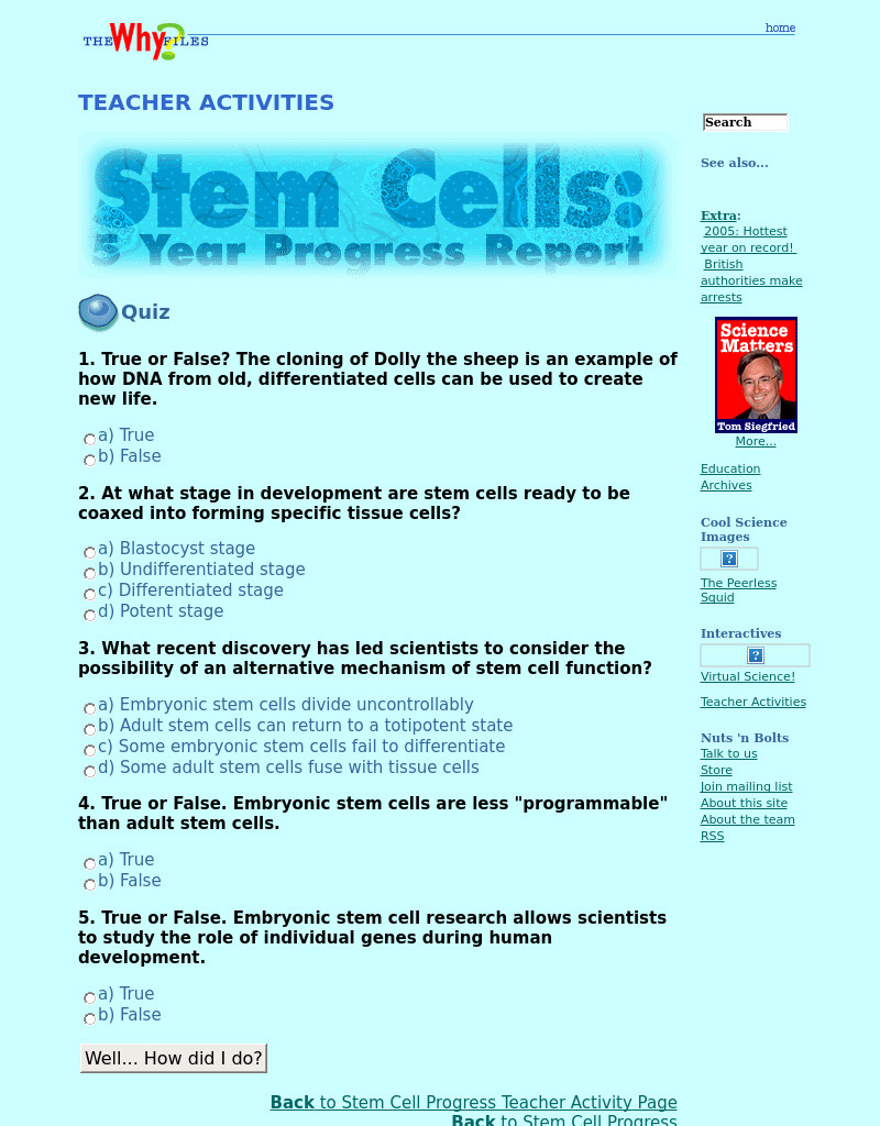 Stem Cells Interactive