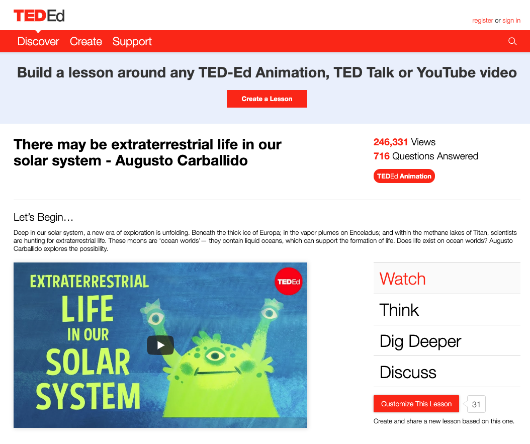 There May Be Extraterrestrial Life in Our Solar System Instructional Video