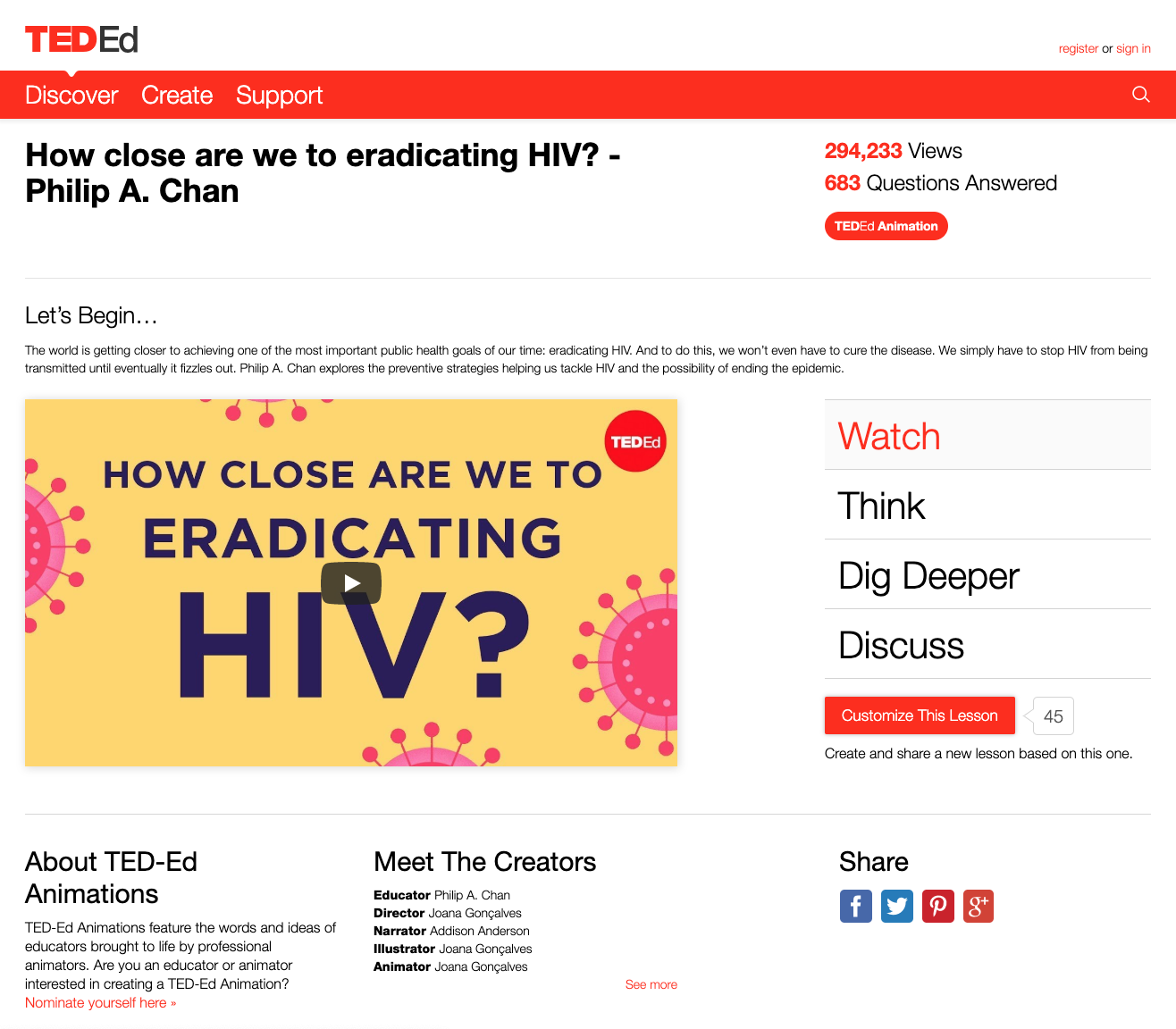 How Close Are We to Eradicating HIV? Instructional Video