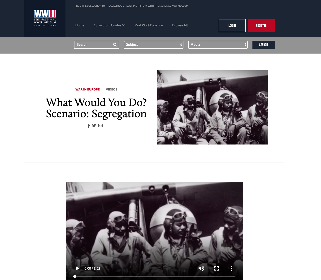 What Would You Do? Scenario: Segregation Instructional Video