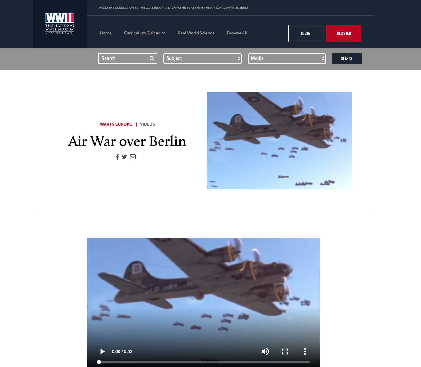 Air War over Berlin Instructional Video