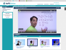 Subtraction with Negatives Part 1 Instructional Video