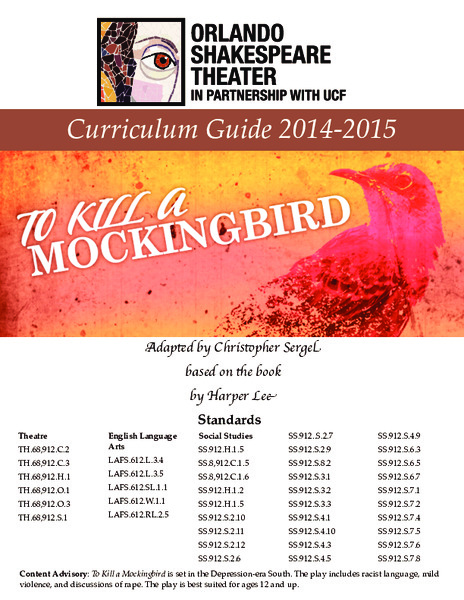 To Kill a Mockingbird: Study Guide Activity