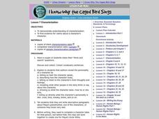 I Know Why the Caged Bird Sings Lesson Plan