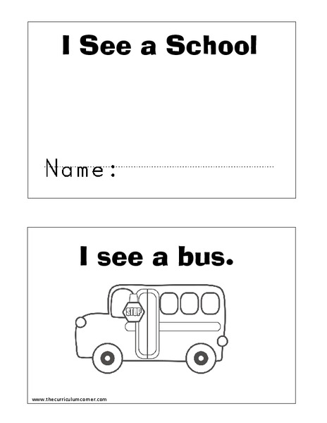 I See a School Writing