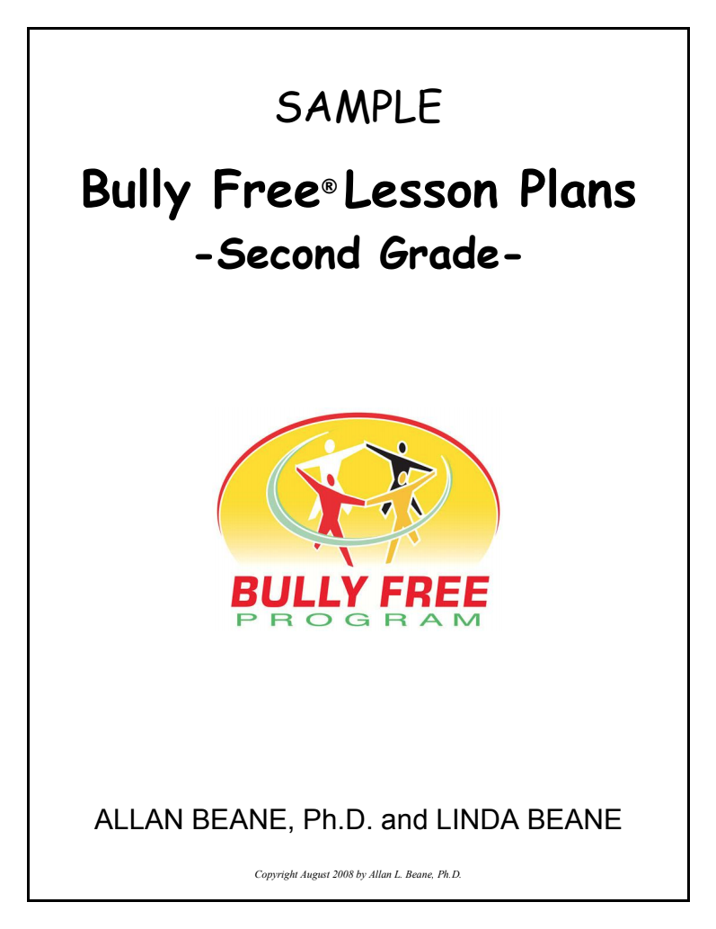 Bully Free Lesson Plans—Second Grade Lesson Plan