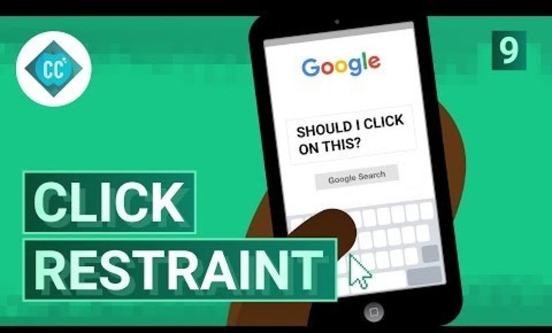 Click Restraint: Crash Course Navigating Digital Information #9 Instructional Video