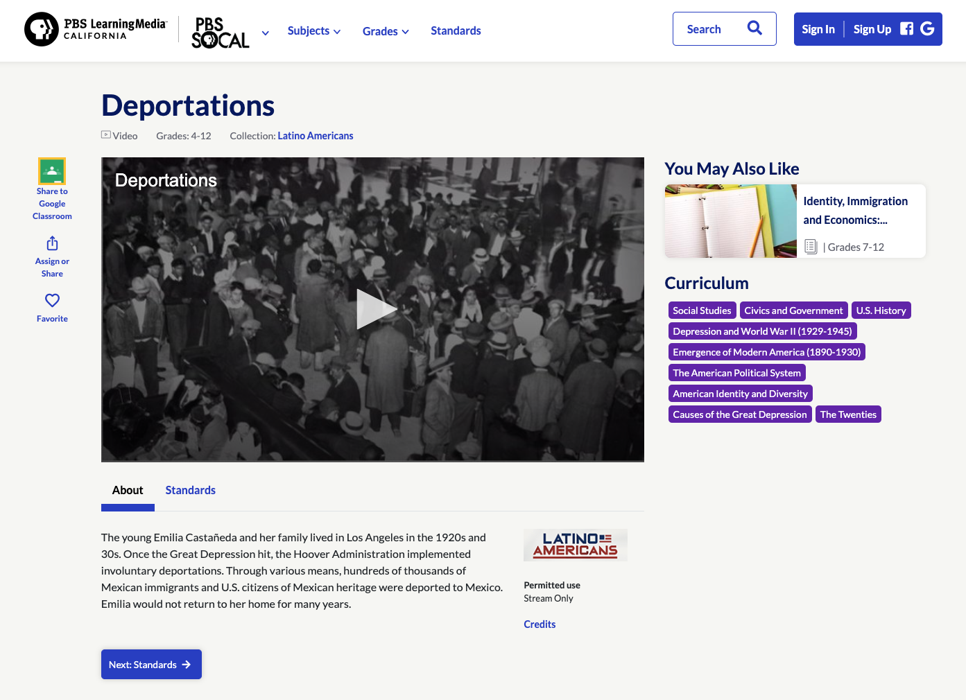 Deportations Instructional Video