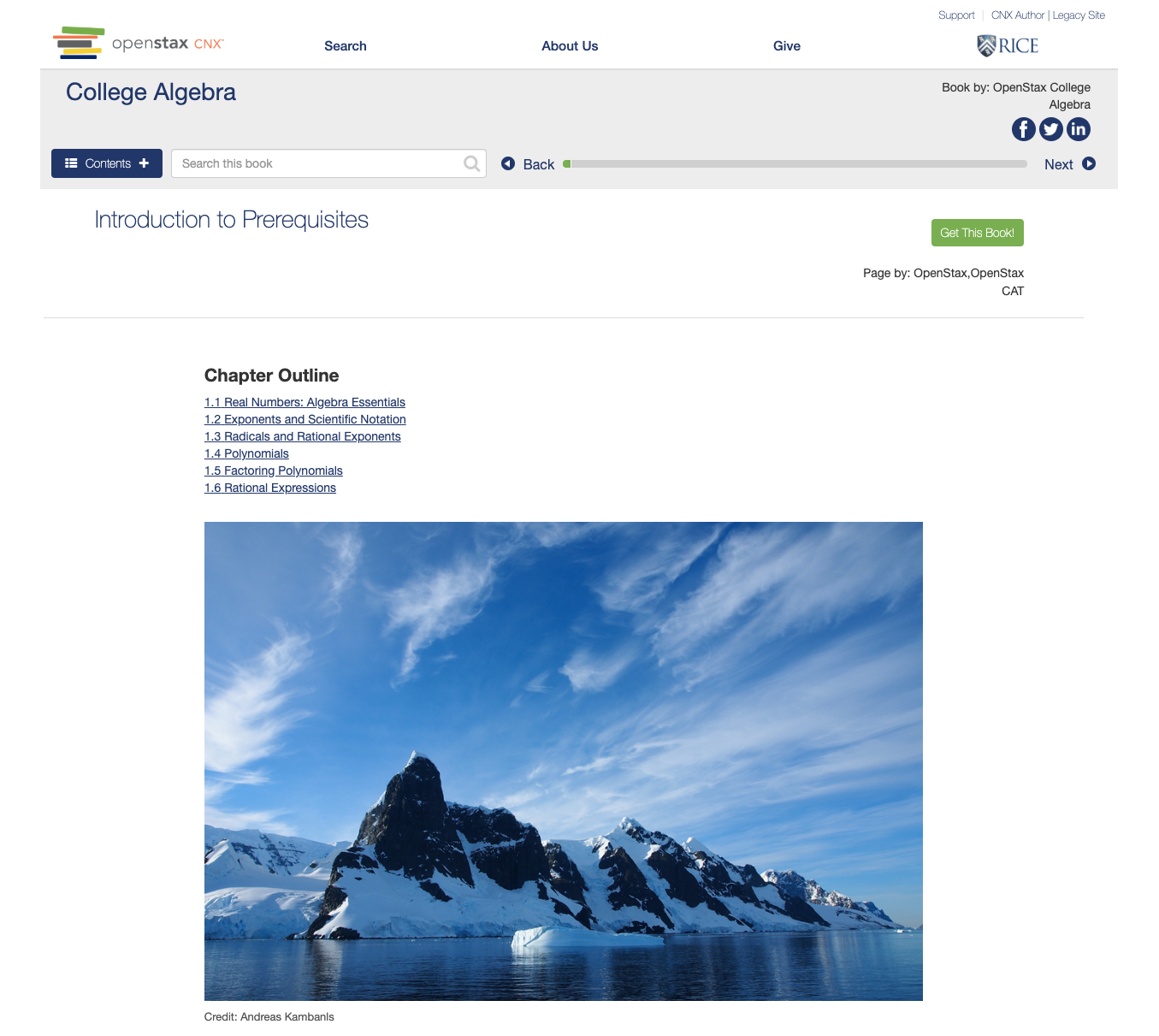 College Algebra eBook