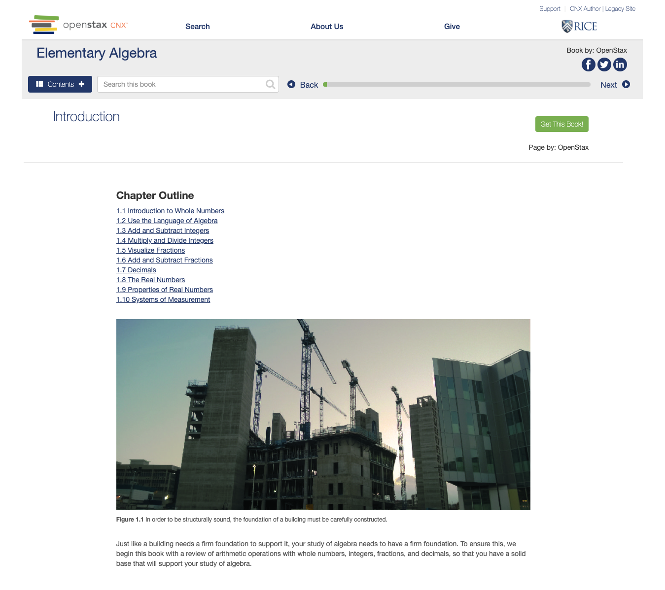 Elementary Algebra eBook