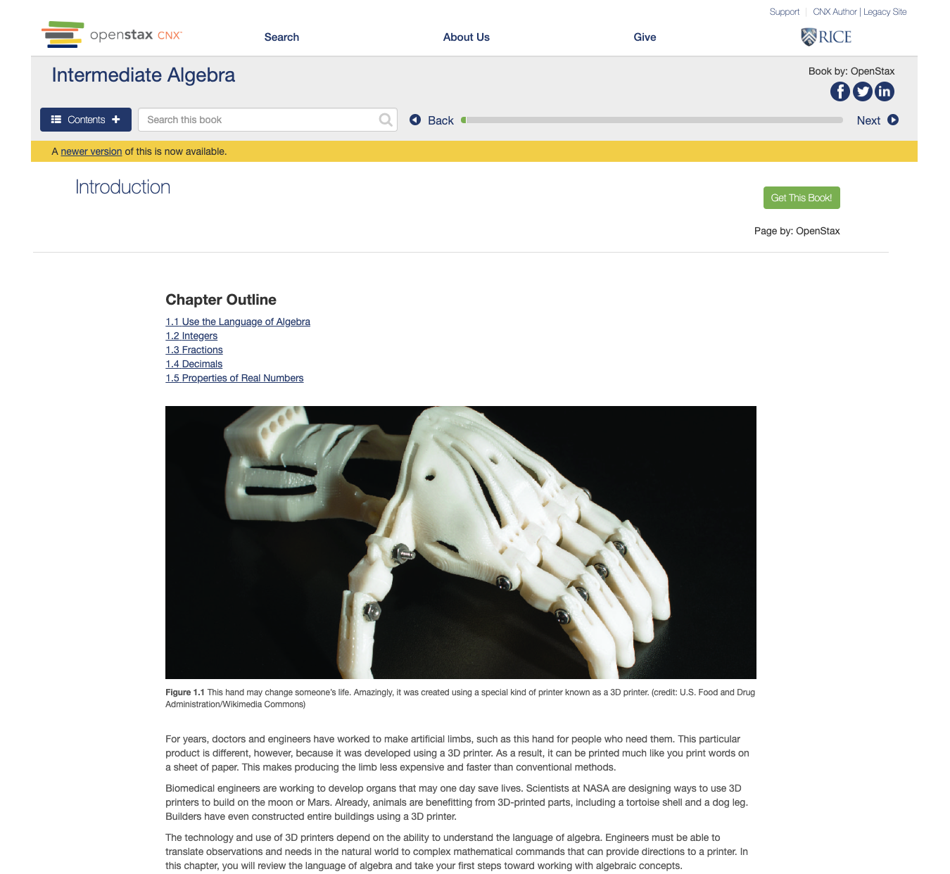 Intermediate Algebra eBook